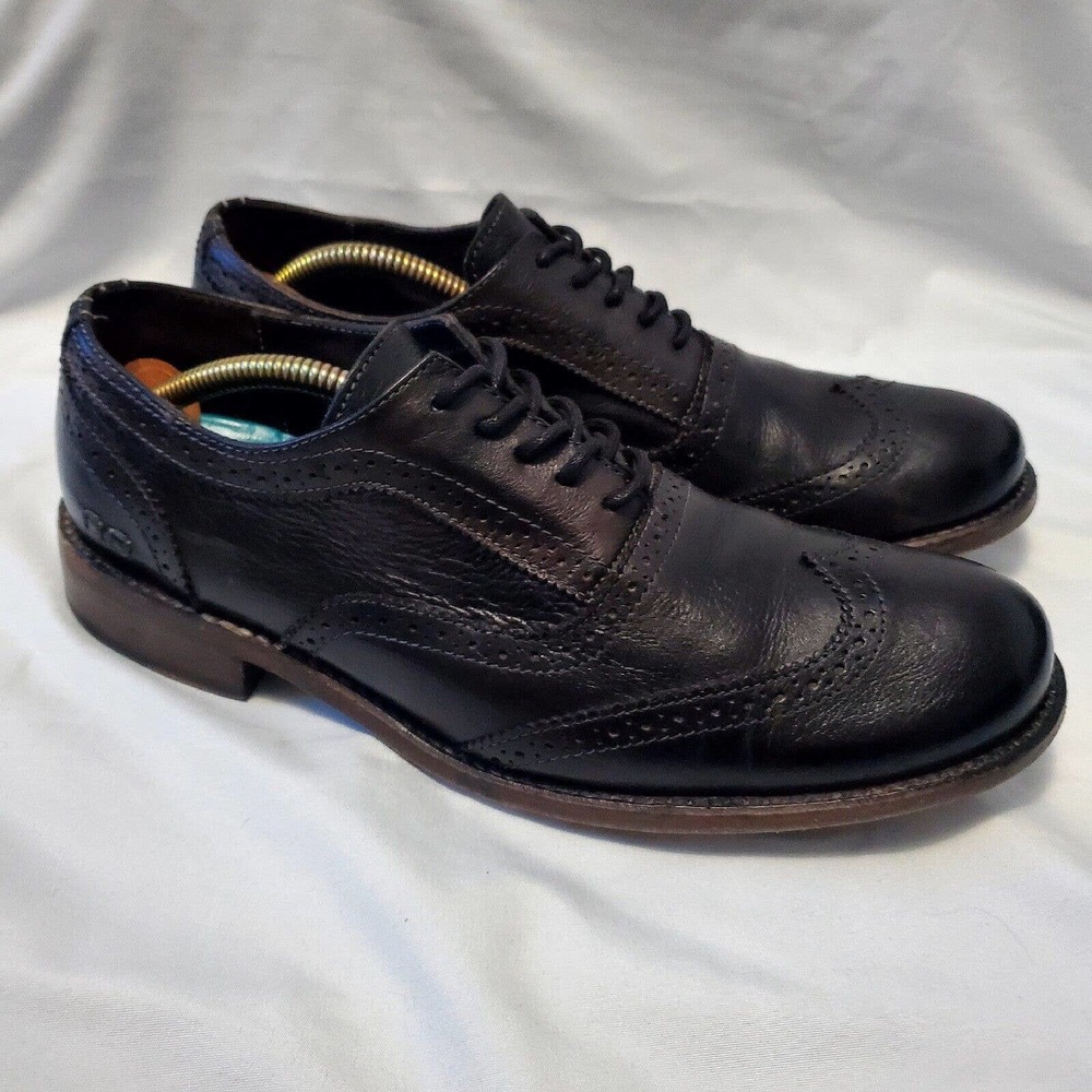 Bed Stu Men's Cobbler Series Distressed Leather Wingtip Oxfords Shoes Size 8.5